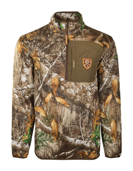 Suéter juvenil de manga larga con cuello alto y borde Realtree de Drake Endurance 10