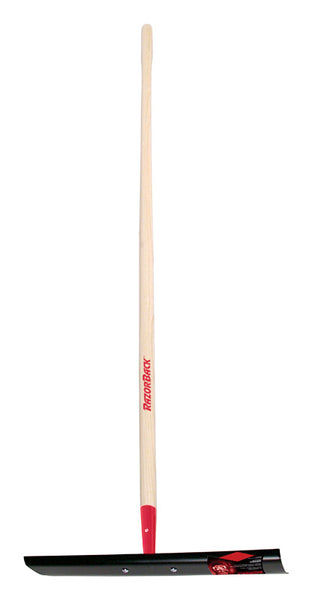 Razor-Back 60.33 in. L x 20 in. W Steel Concrete Rake Wood