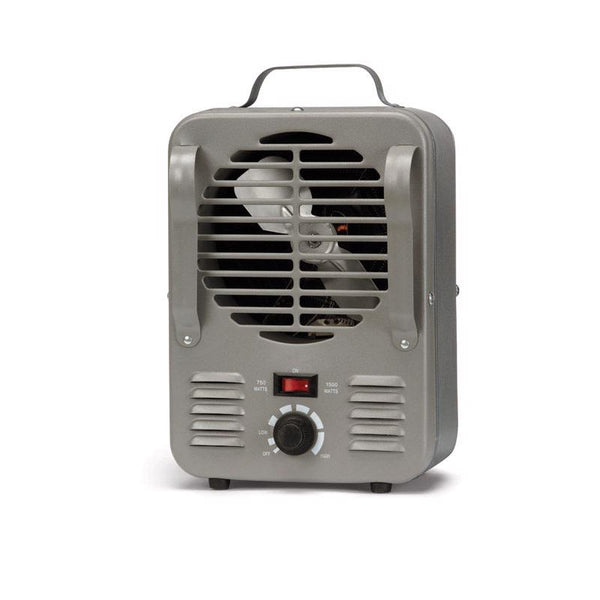 Soleil Gray 200 sq. ft. Coverage Dual Watt Electric Utility Metal Heater 12 H x 7.8 D in.
