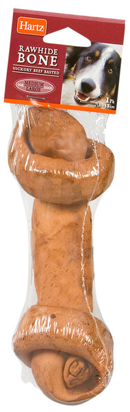 Hueso de nudo redondo de cuero crudo dental de nogal Hartz 87875 7