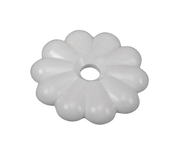 BUTTON ROSETTE WH1-1/8"