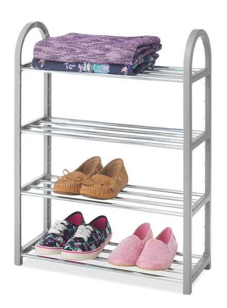 Whitmor 6091-7150-Pgray 19.5 X 7.25 X 25.5 Gray Compact Closet Shelves