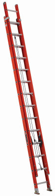 Escalera extensible, tipo 1A, fibra de vidrio, 28 pies.