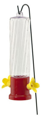 Comedero para pájaros, colibrí, mini, estaca, 3 oz.