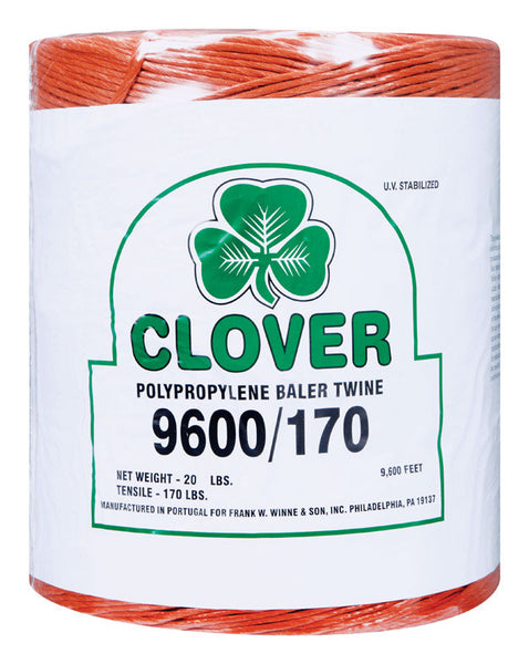 Hilo de poliéster de color naranja Clover de 9600 pies de largo