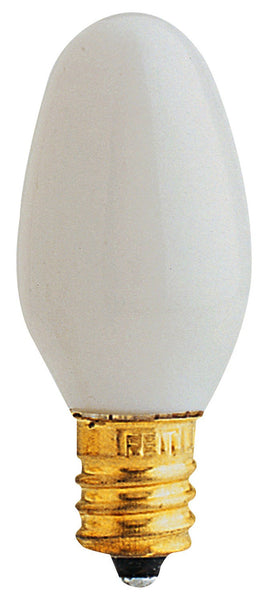 Bombillas de luz nocturna de larga duración, blancas, 7 vatios, Feit Electric Bp7c7/W, 2 unidades