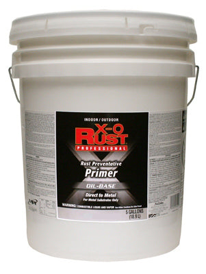 Imprimación para metales, interior y exterior, color rojo, 5 galones