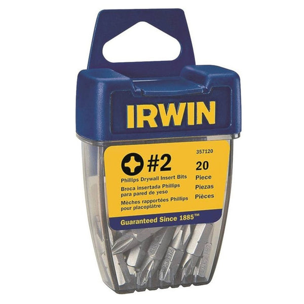 Irwin Pro-Pak 1 in. L Screwdriver Bit Steel 20 pc
