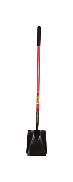 Razor-Back Steel blade Fiberglass Handle 9.5 in. W X 59.25 in. L Square Point Shovel