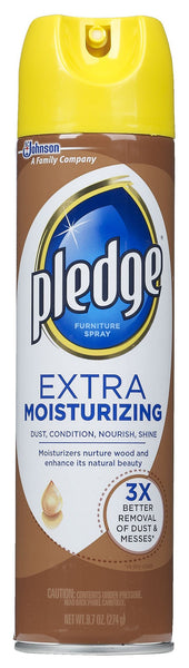 Pledge 72374 Abrillantador de muebles extra humectante de 9,7 oz