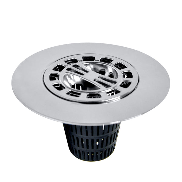 Colador de desagüe para ducha de acero inoxidable/plástico cromado Ace