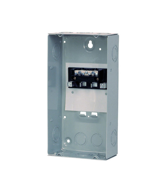 Siemens Murray 60 amps 120/240 V 2 space 4 circuits Surface Mount Main Lug Load Center
