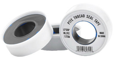 Cinta adhesiva para tuberías de color blanco de 1/2 x 260 (paquete de 100)
