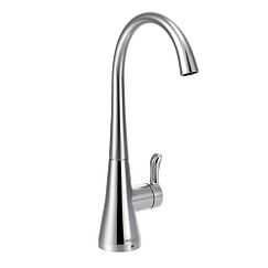 Grifo para bebidas de arco alto con una sola manija y cromado
