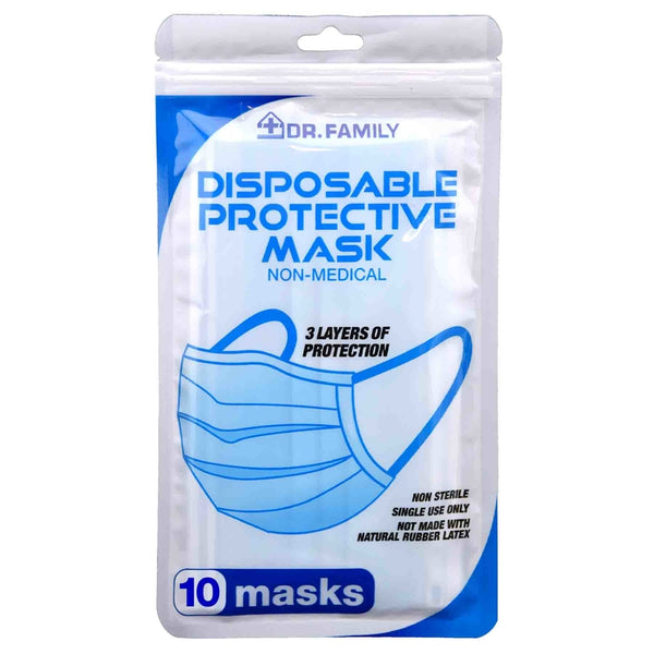 MASCARILLAS FACIALES DESECHABLES 10PK