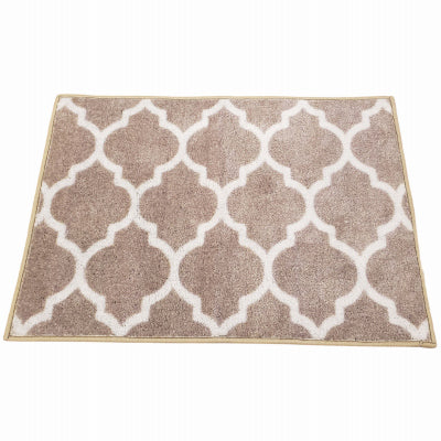 Alfombra de nailon color canela de 24 x 36
