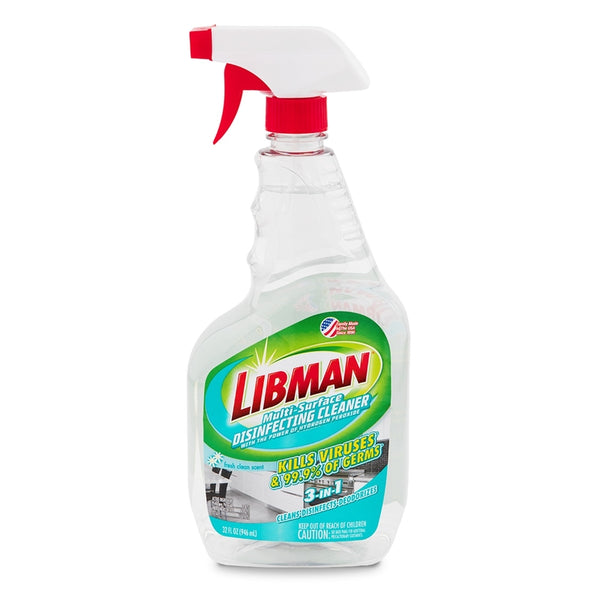 Libman Fresh Clean Scent Disinfectant Cleaner 32 oz 1 pk (Pack of 6)