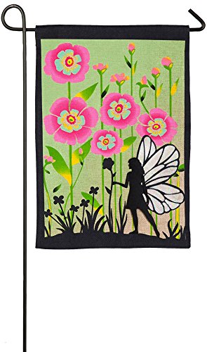BANDERA DE ARPILLERA DE HADA DE JARDÍN