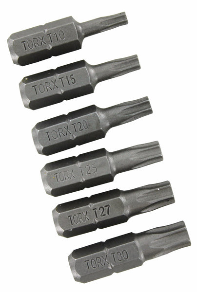 Irwin 3514996C Juego de 6 puntas de inserción Torx resistentes a la manipulación
