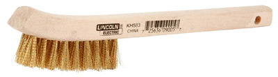 Cepillo de alambre de latón, 2 x 9 pulgadas.