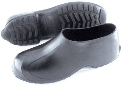 Cubrezapatillas de goma negra, grande