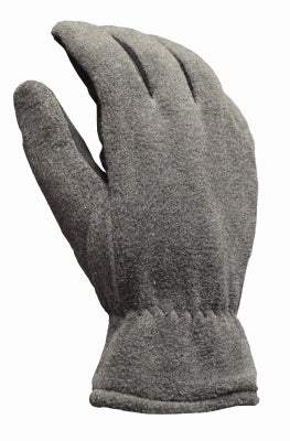 Guantes de invierno de vellón, palma de cuero sintético, Thinsulate de 40 g, talla grande para hombre