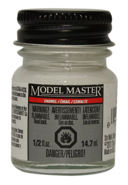 Pintura de esmalte para autos Model Master de color blanco mate Testor'S 2751 de 1/2 oz (paquete de 12)