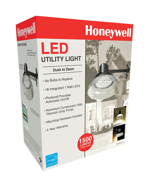 Honeywell Dusk to Dawn Plug-In LED Gray Security Light