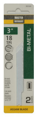 2-Pack 3-Inch 18-TPI Bi-Metal/Cobalt Jigsaw Blade (Pack of 5)