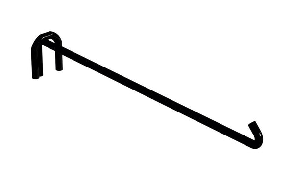 Lozier 3/8 in. W X 19 in. L Powder Coated Black Hook Divider