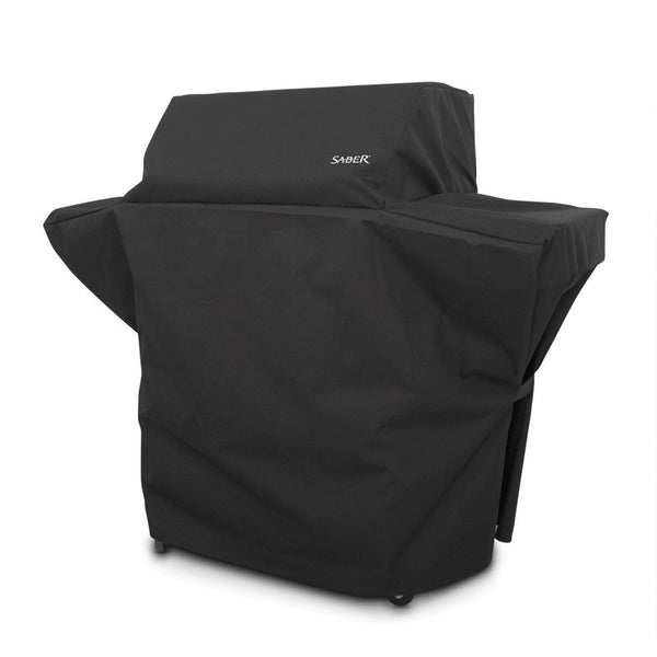 Funda para parrilla Saber Black para parrillas Saber tamaño 500 de 57,5 pulgadas de ancho x 48 pulgadas de alto