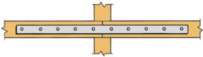 Strap Tie, 20 Gauge, Zinc, 3/4 x 16-5/16-In.
