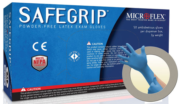 Microflex Sg-375-Xl Extra Large Safegrip Gloves 50 Count