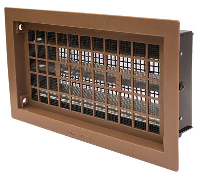 Ventilación automática de base, marrón, 50 pulgadas.