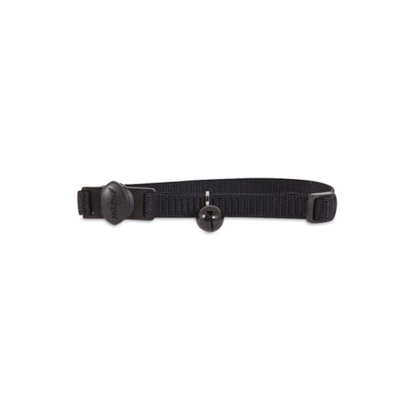Aspen Pet Black Breakaway Nylon Cat Collar One Size