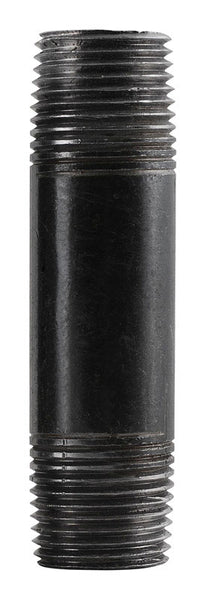 Pipe Decor 3/8 in. MIP T X 3/8 in. D MIP Black Steel 12 in. L Pipe Decor Connector (Pack of 12)