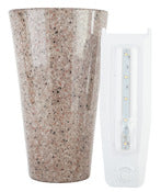 It'S Exciting Lighting Iel-2471g 6" X 3" X 10" Granite Indoor/Outdoor Led Battery Powered Sconce