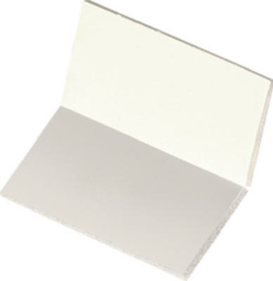 Tiras de montaje, adhesivas de doble cara, blancas, 1/2 x 1 pulg., paquete de 18.