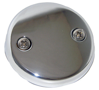 Bathtub Drain Waste/Overflow Face Plate, Universal, Chrome (Pack of 6)