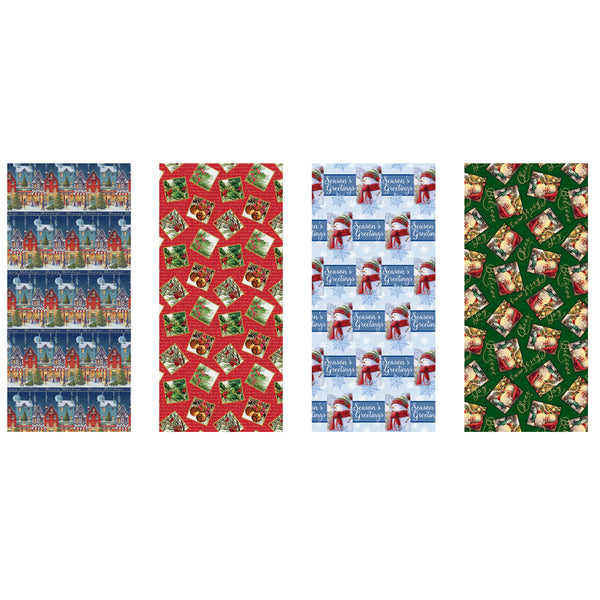 Paper Images Assorted Christmas Symbol Gift Wrap (Pack of 36)