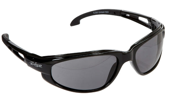 Edge Eyewear Dakura Safety Glasses Black Lens Black Frame 1 pc.