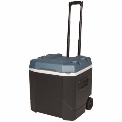 Nevera portátil Maxcold Profile, color Jet Carbon/Ice Blue, 54 cuartos de galón.