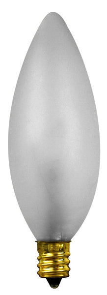 Feit Electric Bp60ctf 60 Watt Frosted Straight Tip Chandelier Light Bulbs