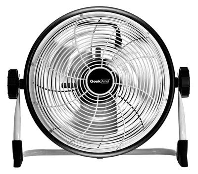 Ventilador de escritorio recargable, alta velocidad, 12 pulgadas.