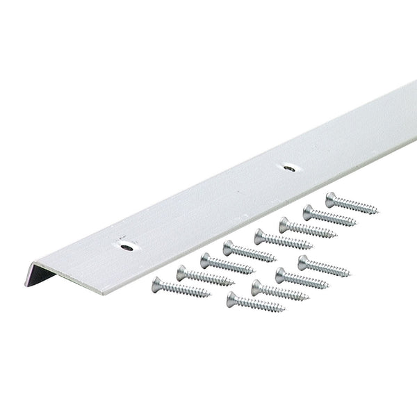 MD 70409 Bordes de moldura de aluminio anodizado de 96" para material de ¾" (paquete de 6)