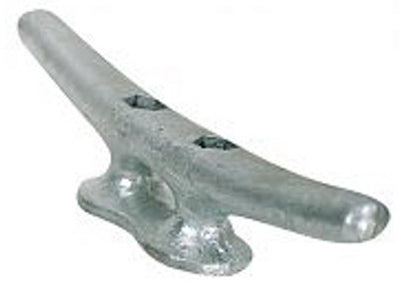 Cornamusa para muelle, hierro fundido galvanizado, 6 pulg.