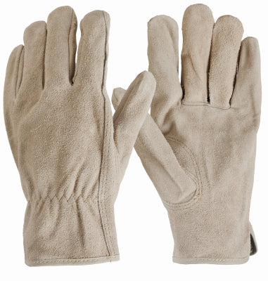Suede Leather Work Gloves, Men's Large