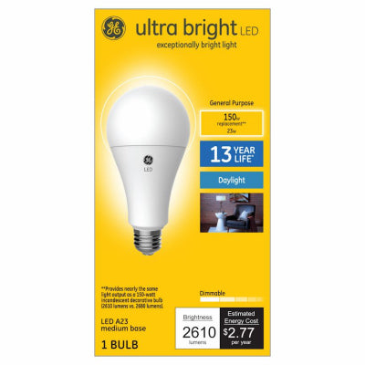 LED Light Bulb, Ultra Bright, 23-Watts, 2,610 lumens