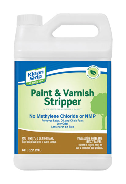 Decapante de pintura y barniz Klean Strip Green, 64 oz (paquete de 4)