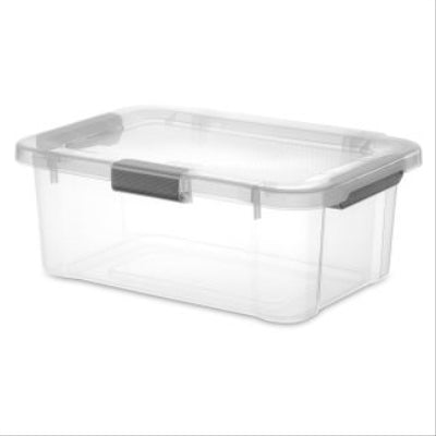 Caja de regalo con aroma fresco, base con tinte aguamarina, 15 cuartos de galón (paquete de 6)